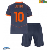 Inter Milan Lautaro Martinez #10 Tredjedraktsett Barn 2025-26 Kortermet (+ Korte bukser)